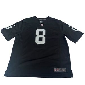 NFL Joshua Jacob Men's Black and Silver Jersey